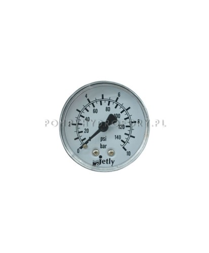 Manometr 1/4" tylny 0-10 bar