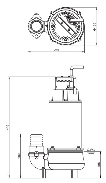PRORIL X-VOX 208 0,75kW 230V
